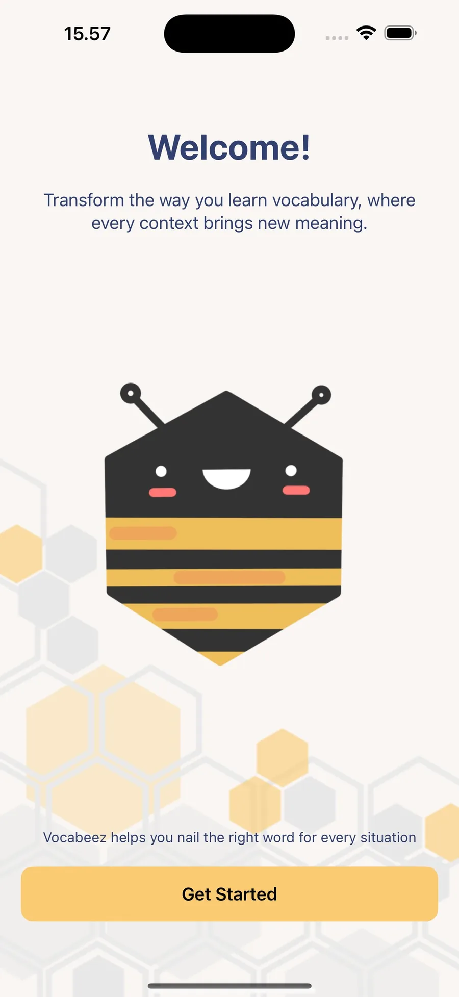 Vocabeez screenshot